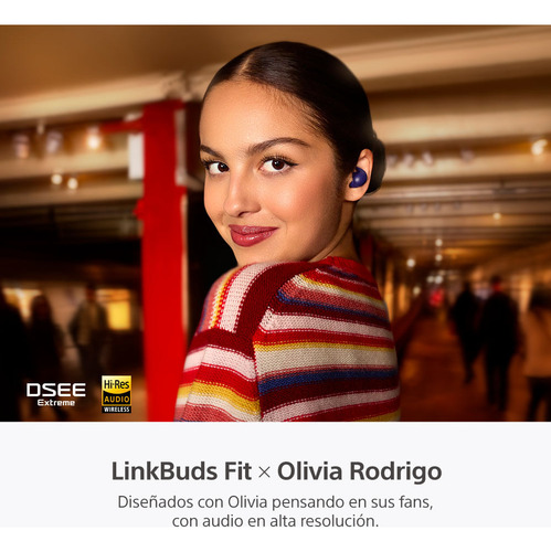 Sony Audífonos Wf-ls910n Linkbuds Fit X Olivia Rodrigo Color Purpura