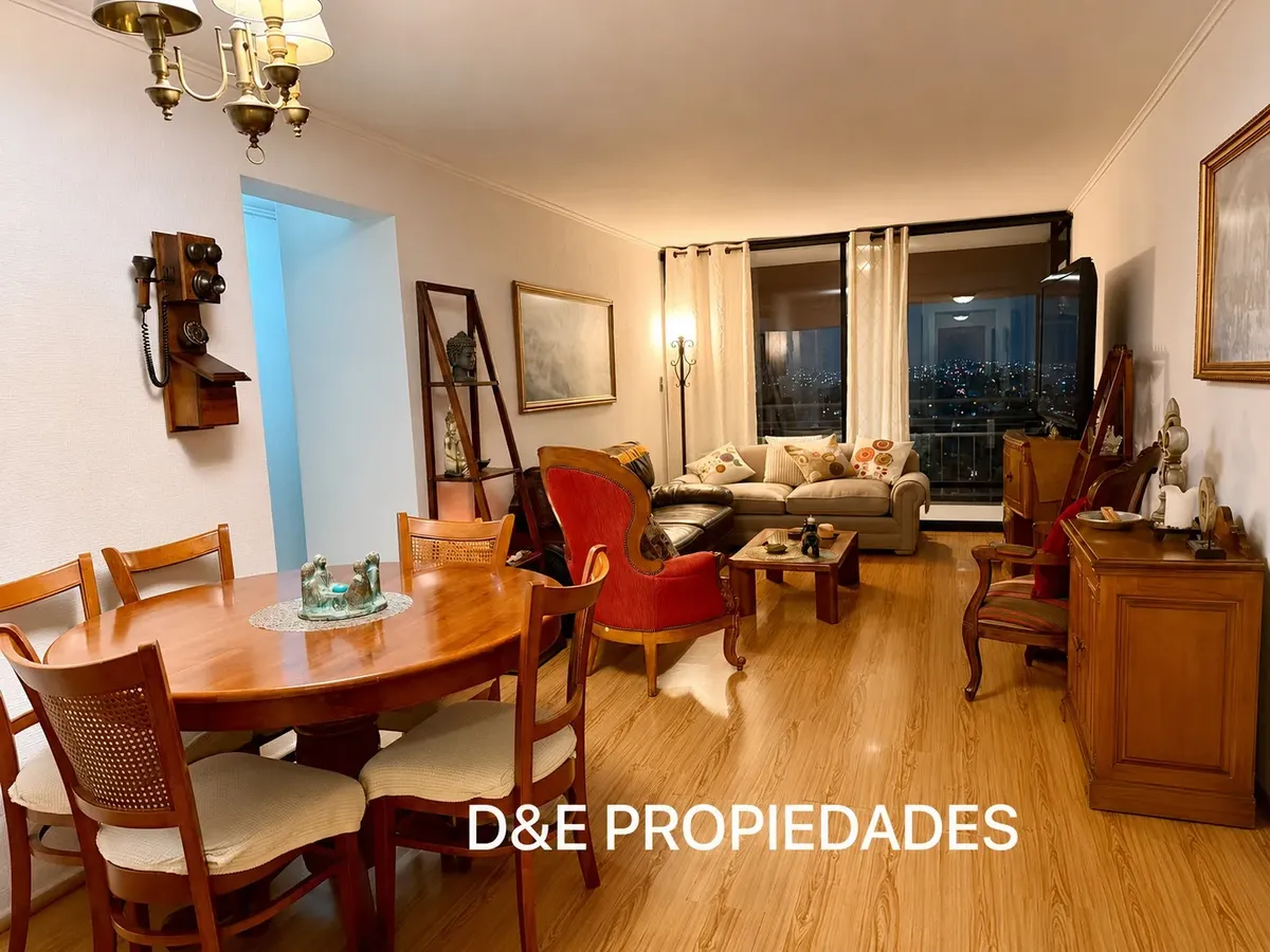 Imagen 1 de 25 de Venta Depto 3d 2b Ñuñoa Metro Simón Bolívar Vista Despejada.