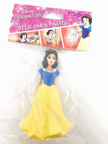 Vela Velita Princesa Blanca Nieves Cera Figura Gm