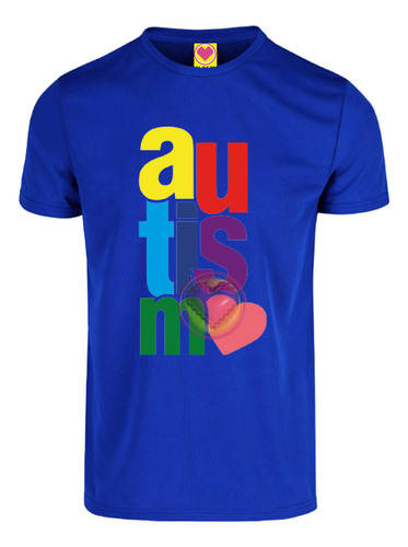 Playera Autismo Concienciación 2 De Abril Azul Unisex
