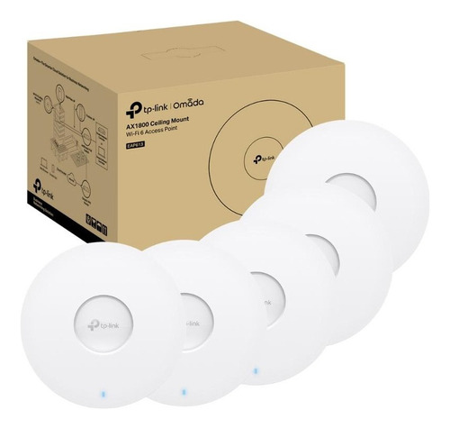 Access Point Tp-link Eap613 Pack 5 Ax1800 Wifi 6 Omada Mesh