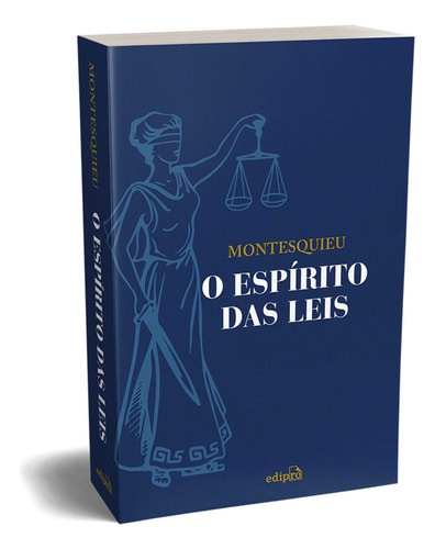 O Espírito Das Leis - Montesquieu, De Montesquieu. Editora Edipro, Capa Mole Em Português