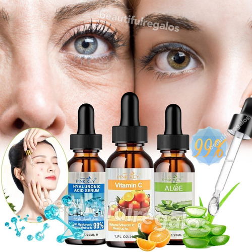 Aceite Reparador Aloe Vitamin C Hyaluronic Cuidado Facial 