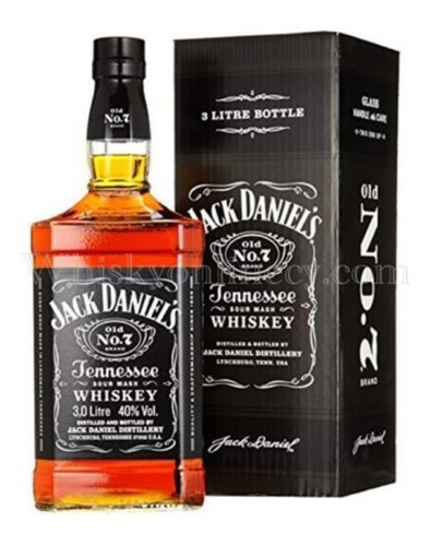 Jack Daniel's Bourbon Old No. 7 Estados Unidos garrafão 3 L