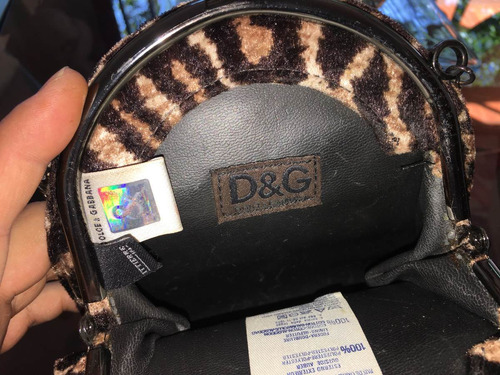 Clutcher De Fiesta Dolce & Gabbana Animal Print Leopardo