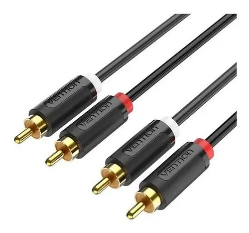 CABLE MACHO ESTEREO A 2 MACHOS RCA 1.8M - PERU