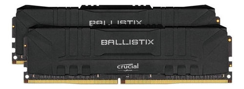 Memória RAM Ballistix color black  8GB 2 Crucial BL2K4G24C16U4B