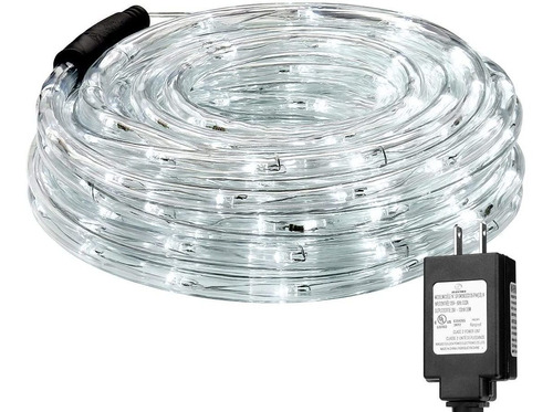Le Led Rope Lights, Ft  Led, Low Voltage, Daylight Whit...
