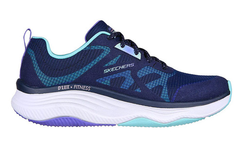 Tenis Training Skechers Sport Dlux Fitness - Azul