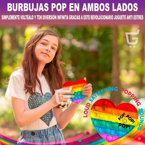 Push Pop Fidget Juguete Antiestrés Ansiedad Autismo Silicona