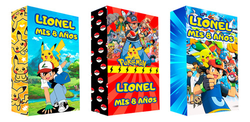 Bolsitas Cumpleaños Personalizada X30 Pokemon