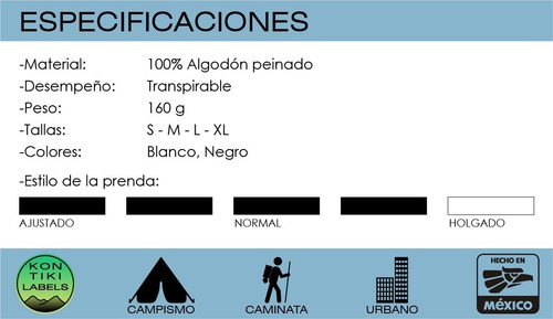 Playera Hombre Aventura Ciudad Manga Corta Kon Tiki Late-bk