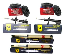 Comprar Kit Amortiguadores Del. Y Tras. + Bases Para Fiat Mobi 17-20