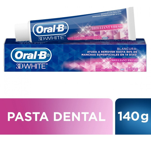 Oral B Crema Dental 3d White Brilliant Fresh 140 Gr