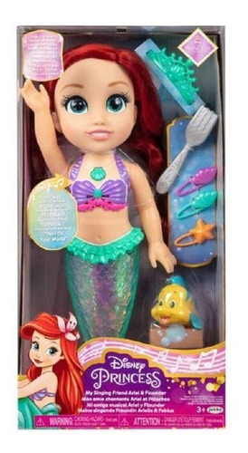 Disney Princesas Ariel La Sirenita Canta Se Ilumina En Agua