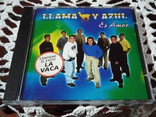 Cd Llama Y Azul Es Amor La Vaca Im Discos 2001 Cumbia Andina