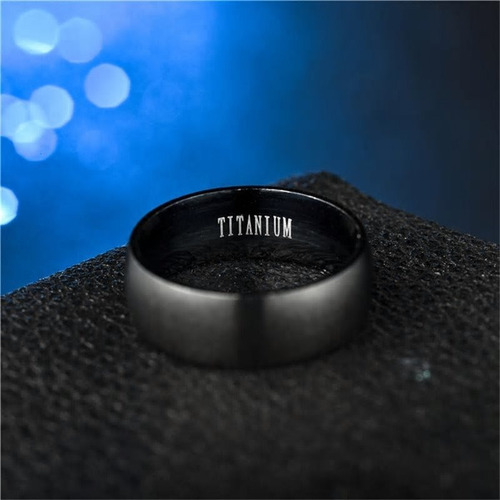 Imagen 5 de 7 de Anillo Titanio Para Mujer Y Hombre 2020 Titanio