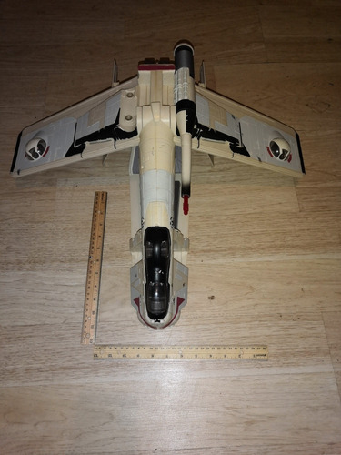 Republic Gunship Star Wars Hasbro Loose Incompleta Manchada