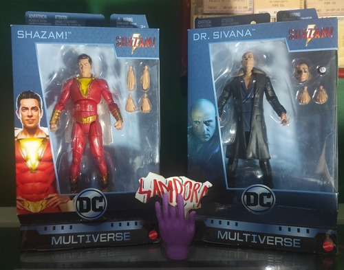 Shazam Y Dr. Sivana - Dc Multiverse - Jamás Abiertos (Usado)