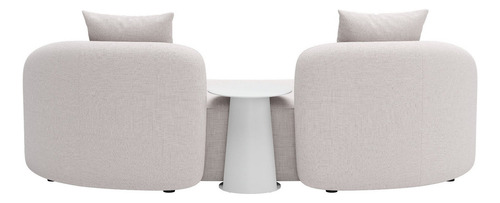 Love Seat Exterior Sunny Isles Beige Këssa Muebles