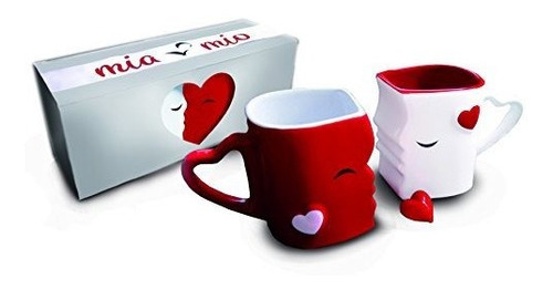 Mia Mio - Juego De Tazas De Café / Tazas De Besos Para Parej