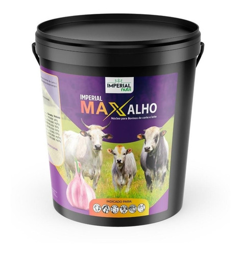 Allium Em Pó - Max Alho 20kg - Contra Mosca Do Chifre.