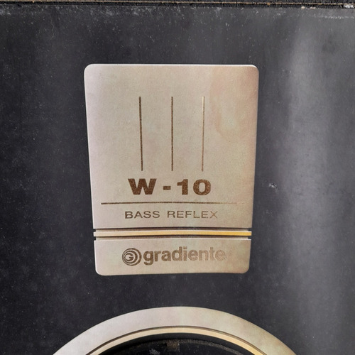 Imagem 10 de 10 de Caixa Acústica Gradiente 10w 4ohms Bass Reflex Antigas Par