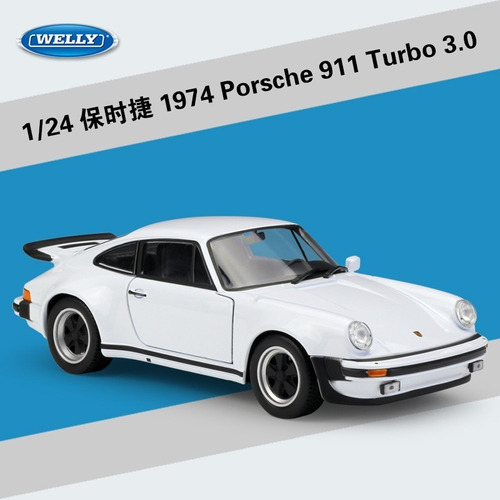 1/24 1974 Porsche 911 Turbo 3.0 Automóvil Deportivo De Metal