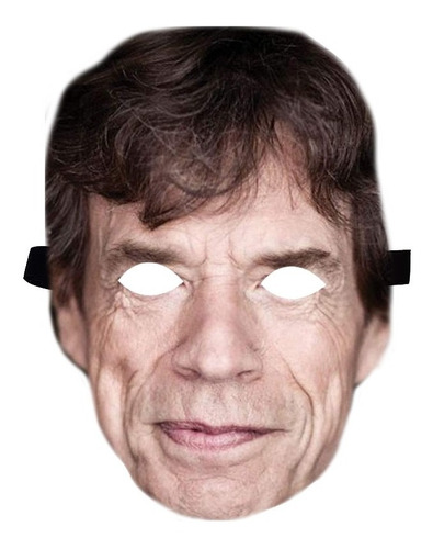 Caretas Mick Jagger Famosos Cotillon Disfraz Fiesta