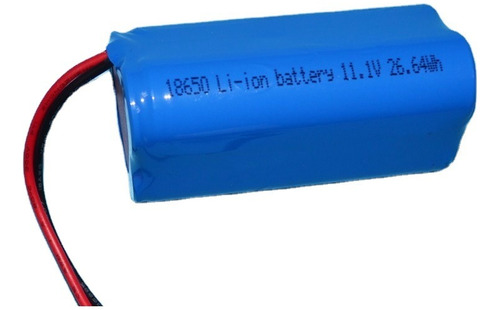 Bateria P/ Parlante 11,1v Triangular 18650 C/ Cable Rs Mejia