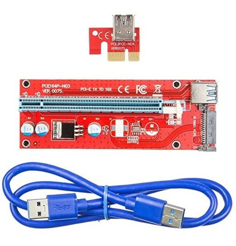 Sata Pcie Desarrollado Ver 007 16x A 1x Desarrollado Adaptad