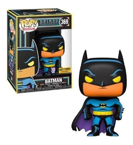 Funko Pop Batman Black Light - Batman (369) Ht Dc