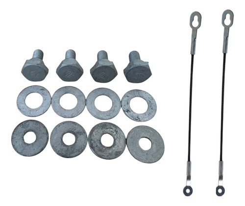 Kit Cabo Parafusos Tampa Traseira Caçamba Saveiro G2 G3 G4