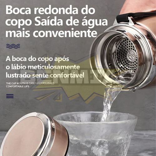 Termo Café 1l Acero Inox Doble Pared Portátil