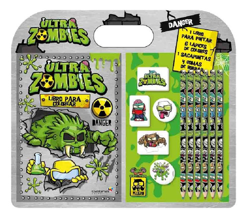 Diviertete Pintando Ultra Zombie Danger Para Pintar Con Accesorios, De Varios Autores. Diviertete Pintando Editorial Betina Editorial, Tapa Cartone En Español, 2024