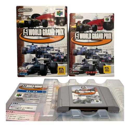 Nintendo 64 F1 Grand Prix 64 Con Caja Y Manual Japones N64 