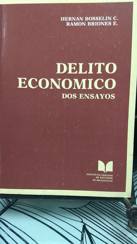 Delito Economico Dos Ensayos // Hernan Bosselin