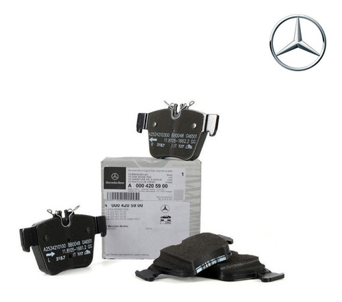Imagen 1 de 7 de Pastillas Freno Traseras Mercedes Benz Glc W253 Originales