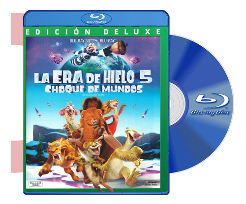 3d Blu Ray La Era De Hielo 5 Choque De Mundos