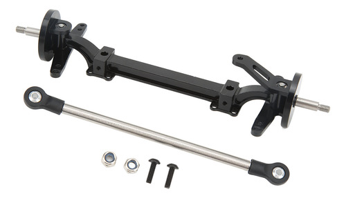 Juego De Ejes Delanteros De Metal Negro Y Negro Para Tamiya