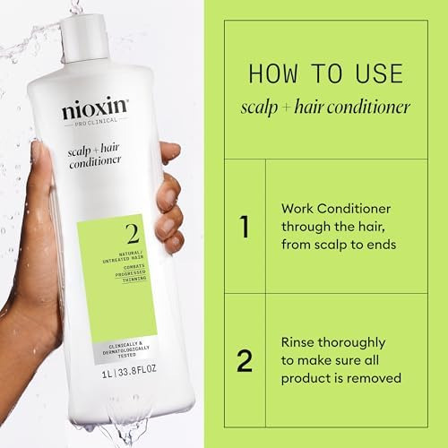 Pré-pacote De Shampoo E Condicionador Nioxin System 2, Cabel