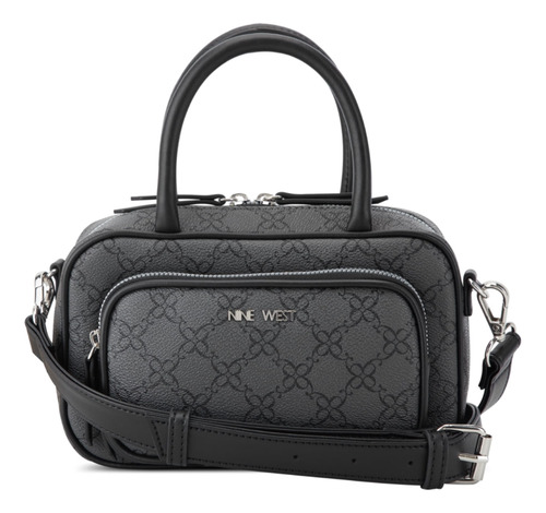 Bolsa Satchel Para Mujer Nine West Negro Nyc527376 Color Multicolor