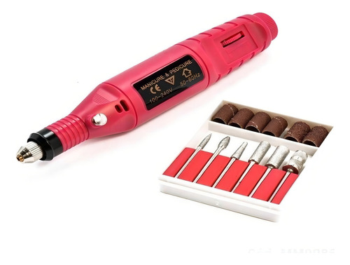 Mini Lixa De Unha Elétrica Profissional Manicure Pedicure