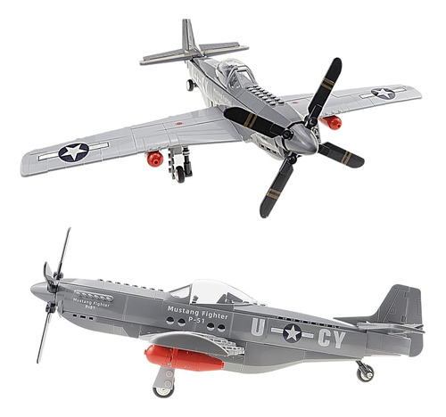 Gonli Ww2 P-51 Mustang Fighter Plane Building Block Set 258 