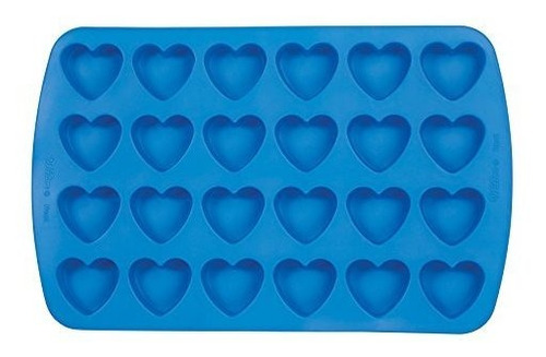 Molde Wilton silicona Easy Flex Corazón 24-cavidades