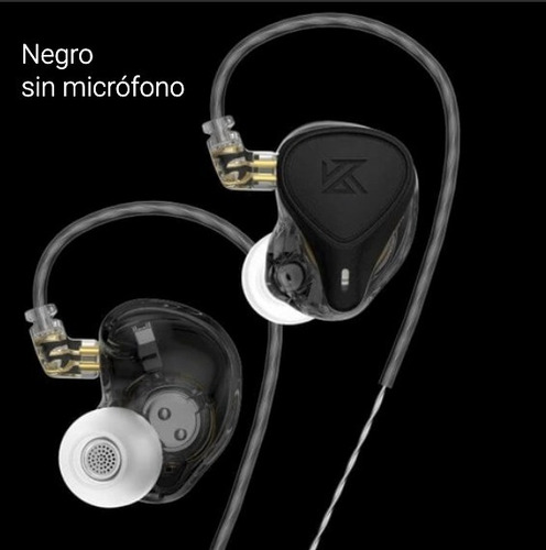 Imagen 4 de 6 de Auriculares In Ear Kz Zex Pro X Crinacle Cable Sin Microfono