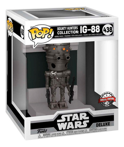 Funko Pop Star Wars Bounty Hunters Ig 88 Deluxe Special 438