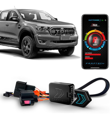 Módulo Acelerador Ranger 2021 Shiftpower App Bluetooth