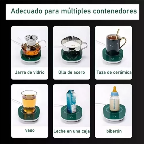  Taza de café de viaje, calentador de taza de café de