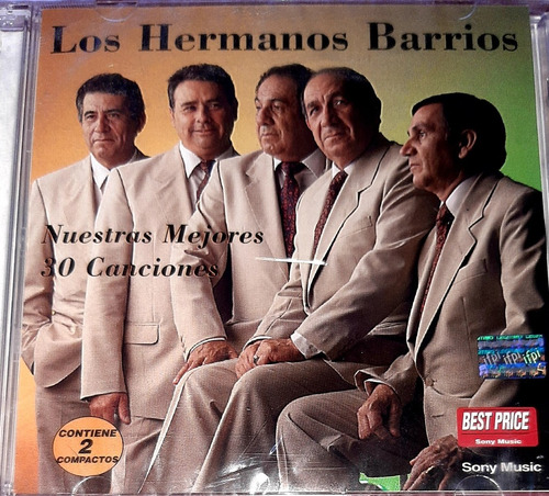 Los Hermanos Barrios Nuestras Mejores 30 Canciones 2cds 